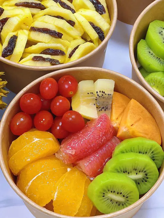 Trái cây cắt gọt